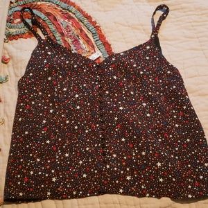 Madewell Spaghetti Strap Button Down Cami